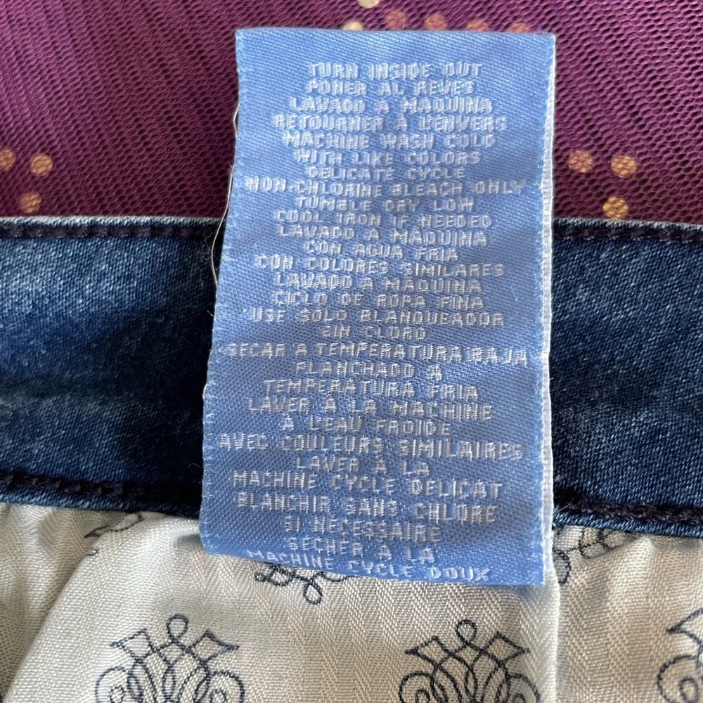 Hydraulic Nolita Curvy Women's Blue Studded Jeans, Size 14 - Picture 7 of 7